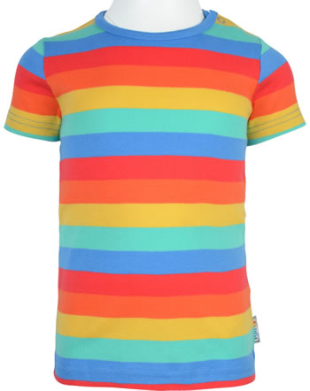 Frugi T-Shirt Kurzarm FAVOURITE rainbow stripe