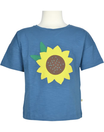 Frugi T-Shirt Kurzarm MYLA FLOWER steely blue TTS030SFV