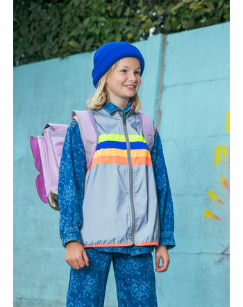 GOFLUO Kinder-Sicherheitsweste/Warnweste 'New York' - Grey Reflective