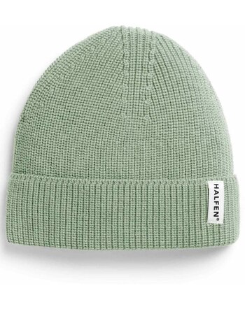 Halfen Strickerei Damen-Mütze aus 100% Merinowolle - Sage
