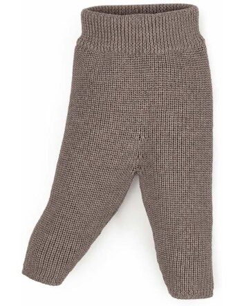 Halfen Strickerei Grobstrick-Leggings aus Merinowolle - Nuss 🤎🌿