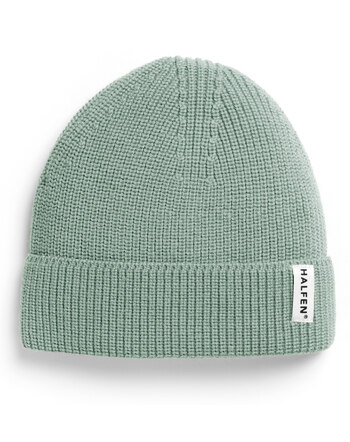 Halfen Strickerei Kinder-Mütze/Beanie aus Merinowolle - Sage