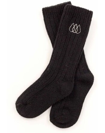 Halfen Strickerei Kindersocken aus Schurwolle - Schwarz 🖤🌿