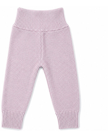 Halfen Strickerei Strick-Bundhose aus Merinowolle und Cashmere - Altrose 💗🌿