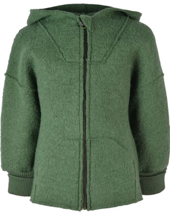 Halfen Walk Jacket with zipper virgin wool GOTS olive K2W90