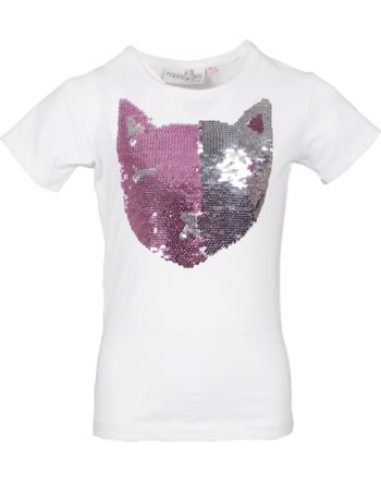 Happy Girls T-Shirt short sleeves CAT white