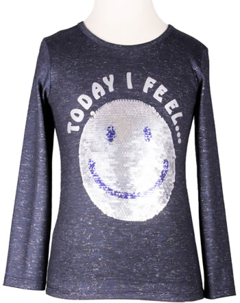 Happy Girls T-Shirt manches longues SMILEY navy