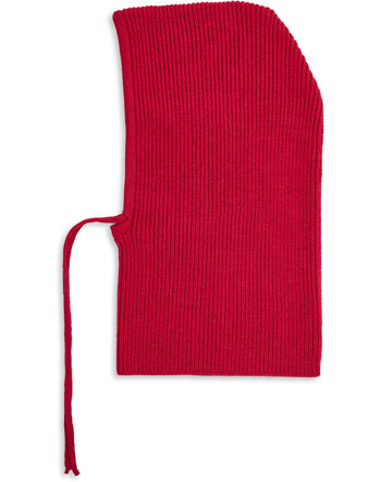 Happy Mess Balaclava/Schlupfmütze ab 7 Jahren aus Merinowolle - Cherry Pop