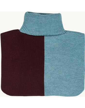 Happy Mess Halswärmer aus 100% Merinowolle - Burgundy Frost