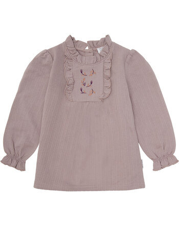 Hust and Claire Bluse aus Bio-Baumwolle HCAlma GOTS - Purple dove
