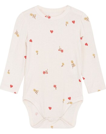 Hust and Claire Body Langarm HCBuller aus Viskose/Bambus - White Sand