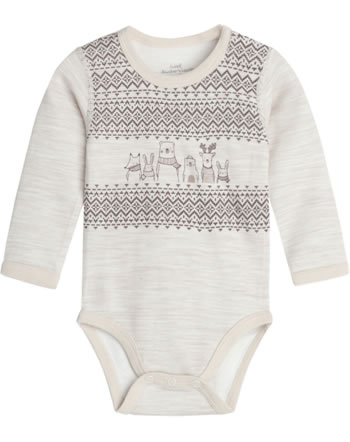 Hust and Claire Bodysuit wool/bamboo BALOO wheat melange