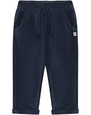 Hust and Claire Verlours-/Cordhose 'HCGarry Ottoman' aus Baumwollmischung - More Navy