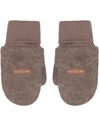 Hust and Claire Fäustlinge aus Merino 'HCFelix' - Deer Melange