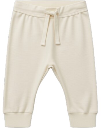 Hust and Claire Jogger 'HCGaby' aus Wolle und Bambus-Viskose - Off White