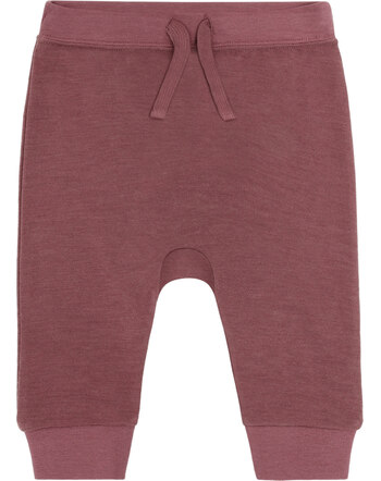 Hust and Claire Jogger 'HCGaby' aus Wolle und Bambus-Viskose - Old Rose