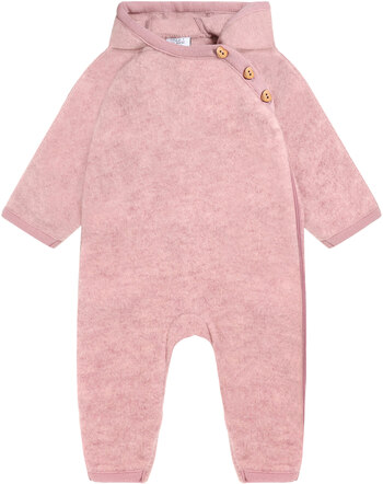 Hust and Claire Kapuzen-Overall aus Merinowolle 'HCMevi' - Heather