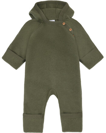 Hust and Claire Kapuzen-Overall aus Merinowolle 'HCMevi' - Turtle