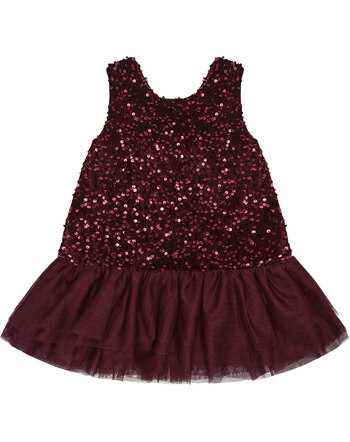 Hust and Claire Kleid mit Pailetten und Tüllrock - Teaberry