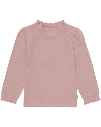 Hust and Claire Langarmshirt aus Modal & Bio-Baumwolle HCAmma Solid - Adobe Rose