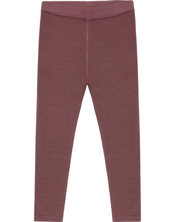 Hust and Claire Leggings 'HCLaki' aus Wolle und Bambus-Viskose - Old Rose
