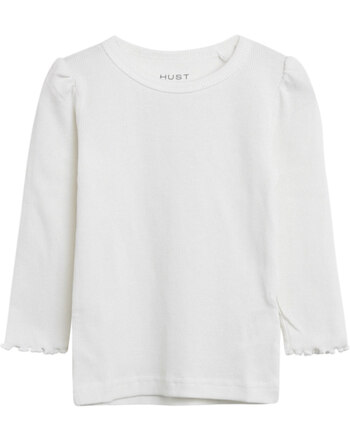 Hust and Claire Ripp-Shirt aus Bio-Baumwolle ANDIA NOOS - Ivory 