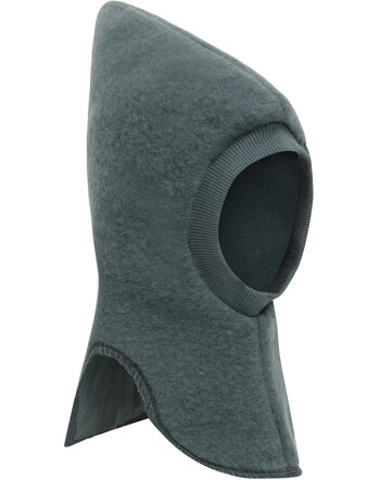 Hust and Claire Schlupfmütze/Balaclava 'HCFeo' aus Wolle mit Baumwollfutter - Pineneedle