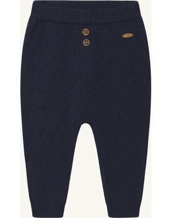 Hust and Claire Baby-Strickhose aus 100% Wolle - Navy