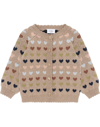 Hust and Claire Strickjacke aus 100% Bio-Baumwolle HCCamilla - Biscuit