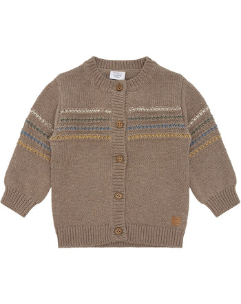 Hust and Claire cardigan HCCHARLI - beaver