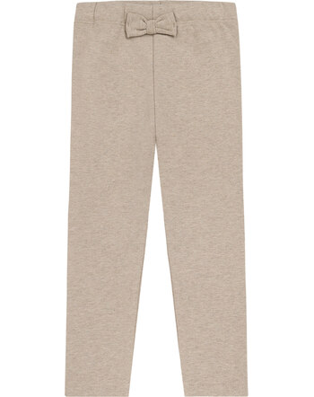 Hust and Claire Sweat-Leggings 'HCLisa' aus Bio-Baumwolle mit Schleife - Biscuit