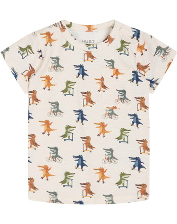 Hust and Claire T-Shirt aus Bio-Baumwolle ANKER - White Sand