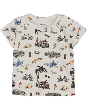 Hust and Claire T-Shirt aus Bio-Baumwolle ANKER - ivory