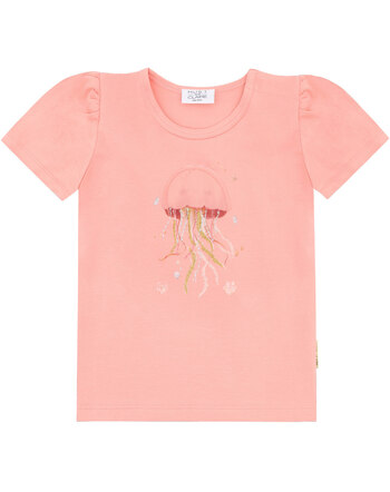 Hust and Claire T-Shirt 'HCAlma Goople' mit Glitzerprint & Stickerei aus Baumwolle - Shell