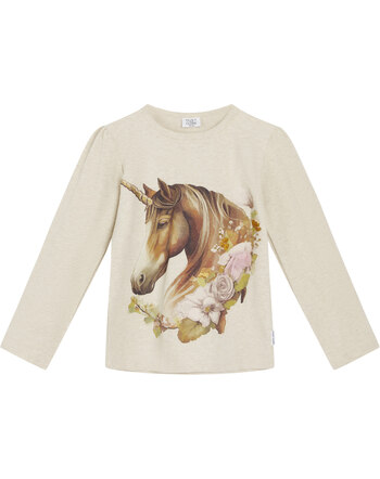 Hust and Claire Langarmshirt Einhorn HCAlma - Wheat melange