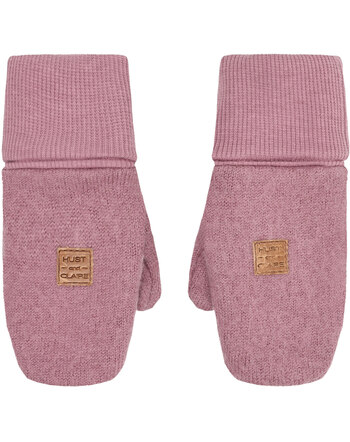 Hust and Claire Walk-Fäustlinge aus Merinowolle 'HCFelix' - Pale Mauve