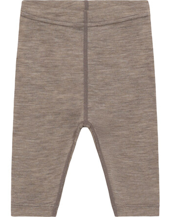 Huttelihut Leggings aus Merinowolle und Seide - Cinder Melange