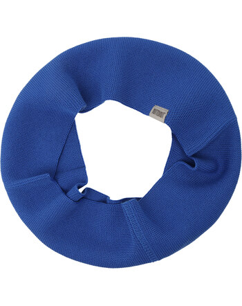 Huttelihut Strick-Loop-Schal aus 100 % Merinowolle - Dazzling Blue
