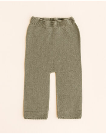 Hvid Strickhose 'Guido' aus Merinowolle - Artichoke