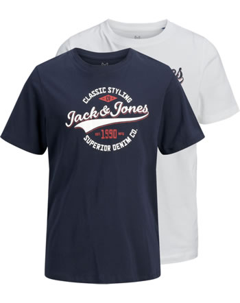 Jack & Jones Junior T-shirt short sleeve JJELOGO NOOS navy blazer 12210986