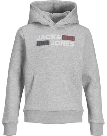Jack & Jones Junior Sweat Hood JJECORP NOOS light grey 12152841