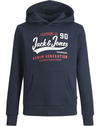 Jack & Jones Junior Sweat Hood JJELOGO NOOS navy blazer 12212287