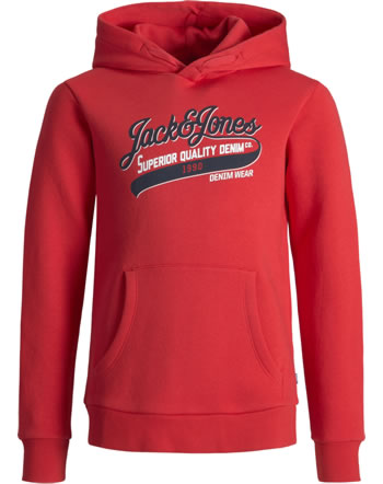 Jack & Jones Junior Sweat Hood JJELOGO NOOS true red 12190422