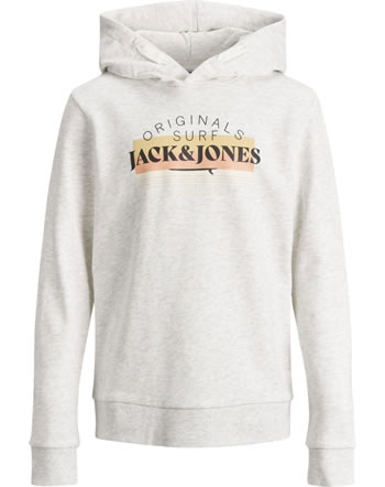 Jack & Jones Junior Sweat Hood JORCABANA white melange 12189069
