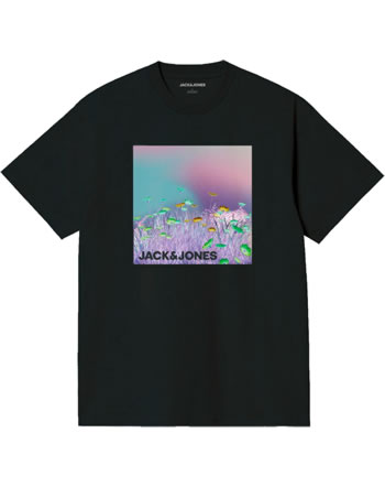 Jack & Jones Junior T-Shirt Kurzarm JCOSOLARIZED black