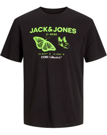 Jack & Jones Junior T-Shirt Kurzarm JCOTEXT black
