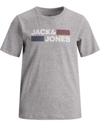 Jack & Jones Junior T-Shirt Kurzarm JJECORP NOS light grey melange
