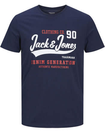 Jack & Jones Junior T-shirt short sleeve JJELOGO NOOS navy blazer