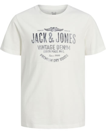 Jack & Jones Junior T-shirt short sleeve JPRBLUBOOSTER cloud dancer 12208798