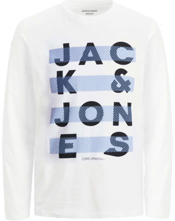 Jack & Jones Junior T-Shirt Langarm JCOJUMBO white 12182147